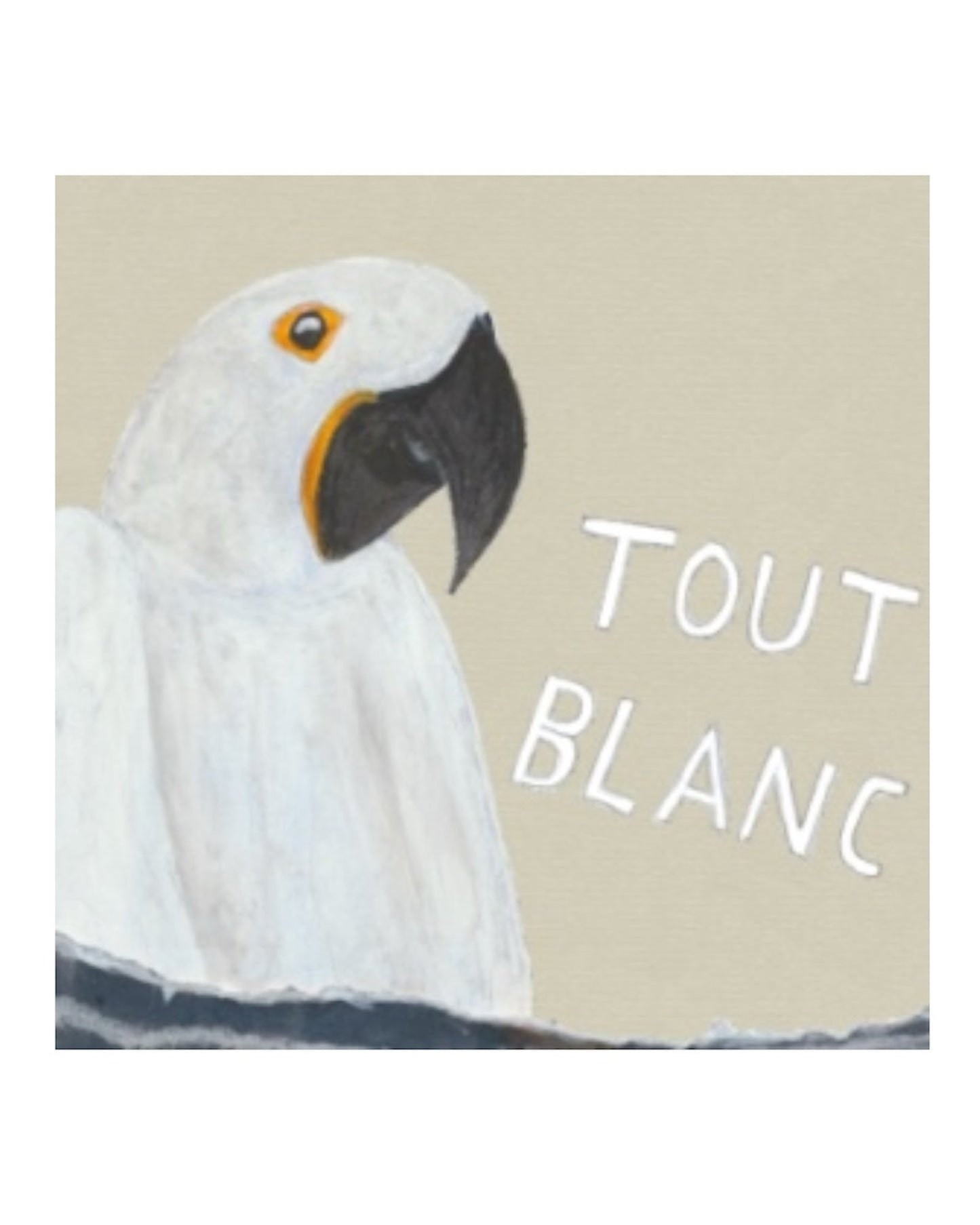 Front label of Jean-Pierre Rietsch Tout Blanc Litre 2023 Organic Natural White Wine showing design and details