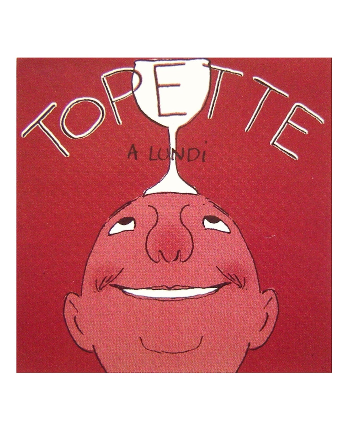 Front label of Domaine de Bablut Topette à Lundi 2022 Organic Grolleau showing third label design and details