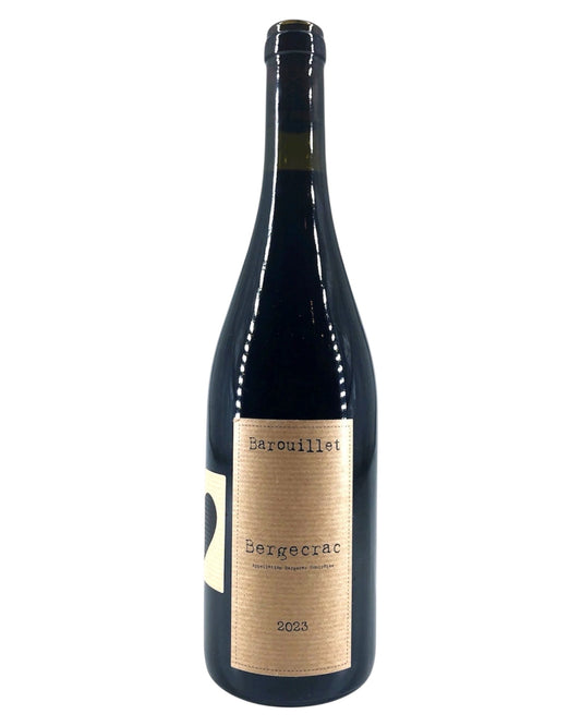 Bottle of Chateau Barouillet Bergecrac Rouge 2023 Organic Natural Red Wine from France