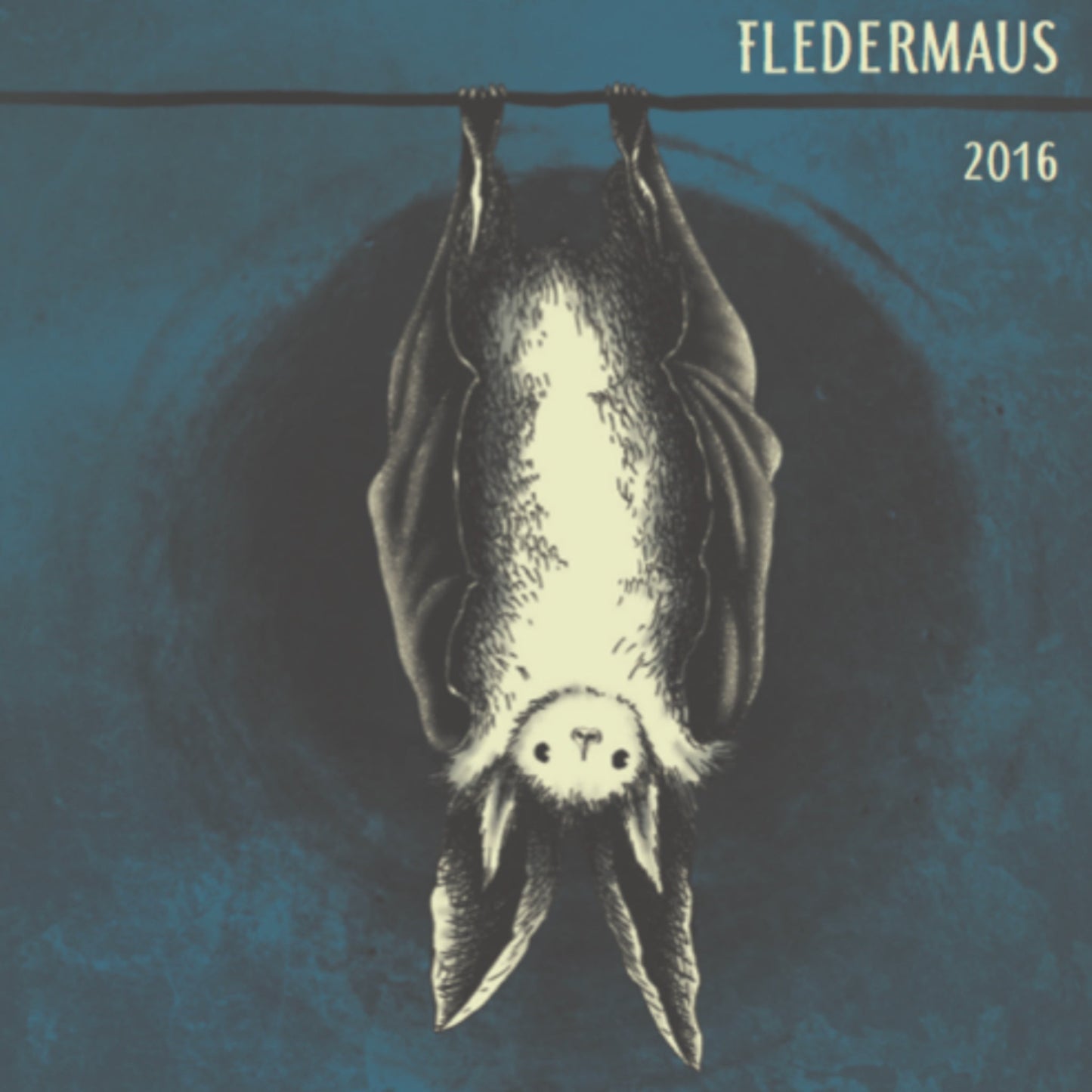 Front label of 2NaturKinder Fledermaus Weiss 2021 Organic Natural White Wine showing design and details