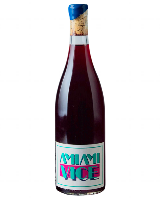 Bottle of AMI Amiami Vice 2022 Organic Pinot Noir Aligoté Natural Red Wine from France