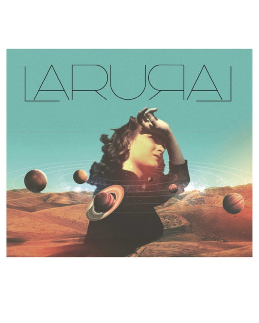 Front label of Larural Sumoll 2021 Organic Vegan Natural Red Wine from Catalonia, Spain showing design and details