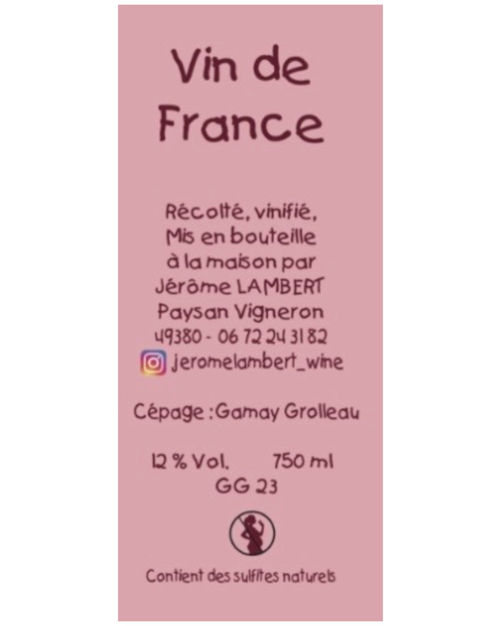 Jérôme Lambert, Le P’tit GG 2023 Label 3