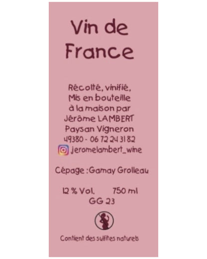 Jérôme Lambert, Le P’tit GG 2023 Label 3