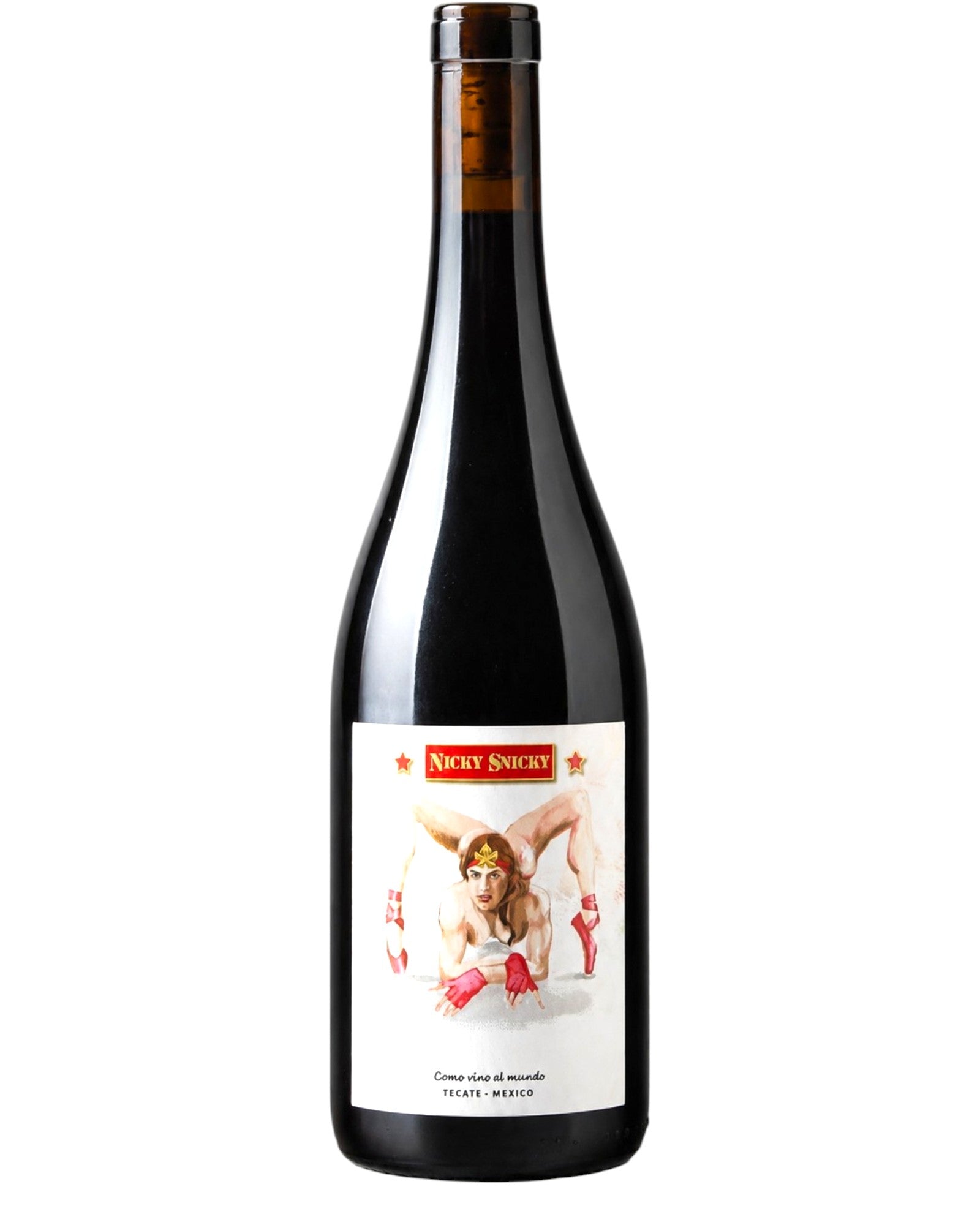 Bichi Nicky Snicky 2021 biodynamic natural red wine bottle from Baja California, Mexico