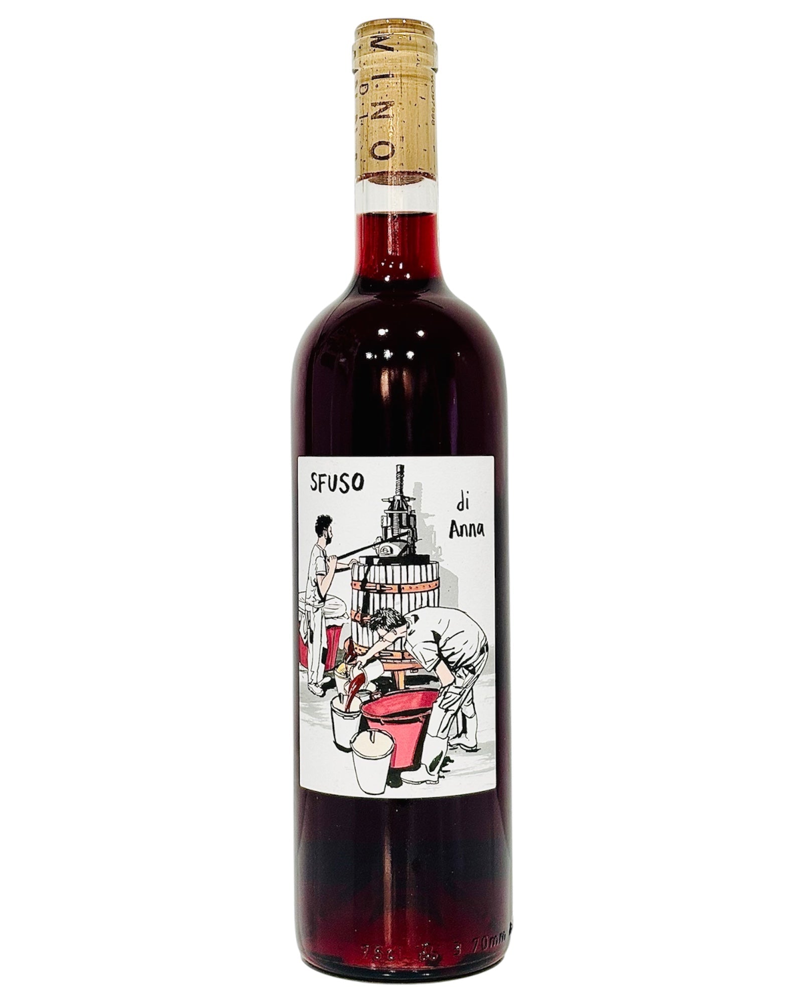 Bottle of Vino Di Anna SFUSO Di Anna 2022 Organic Red Wine Nerello Mascalese from Italy