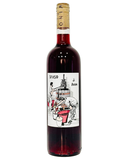Bottle of Vino Di Anna SFUSO Di Anna 2022 Organic Red Wine Nerello Mascalese from Italy