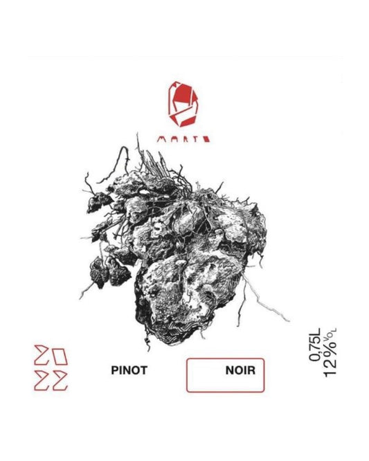 Marto Wines Pinot Noir 2022 wine label