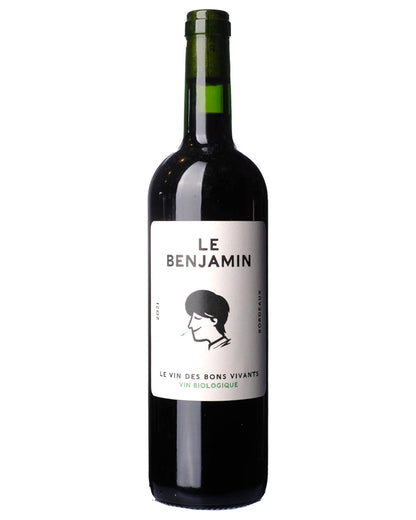 Lalande-De-Pomerol Le Benjamin 2021 Bordeaux natural red wine bottle