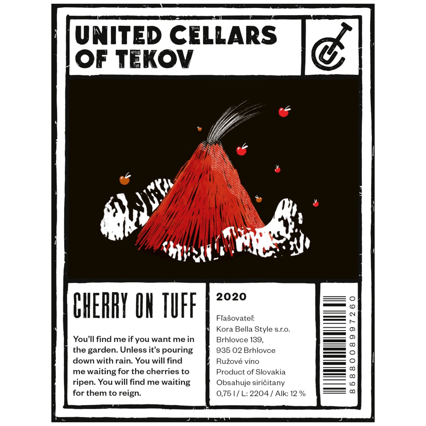 United Cellars of Tekov, Cherry On Tuff 2020 - Painted Wines