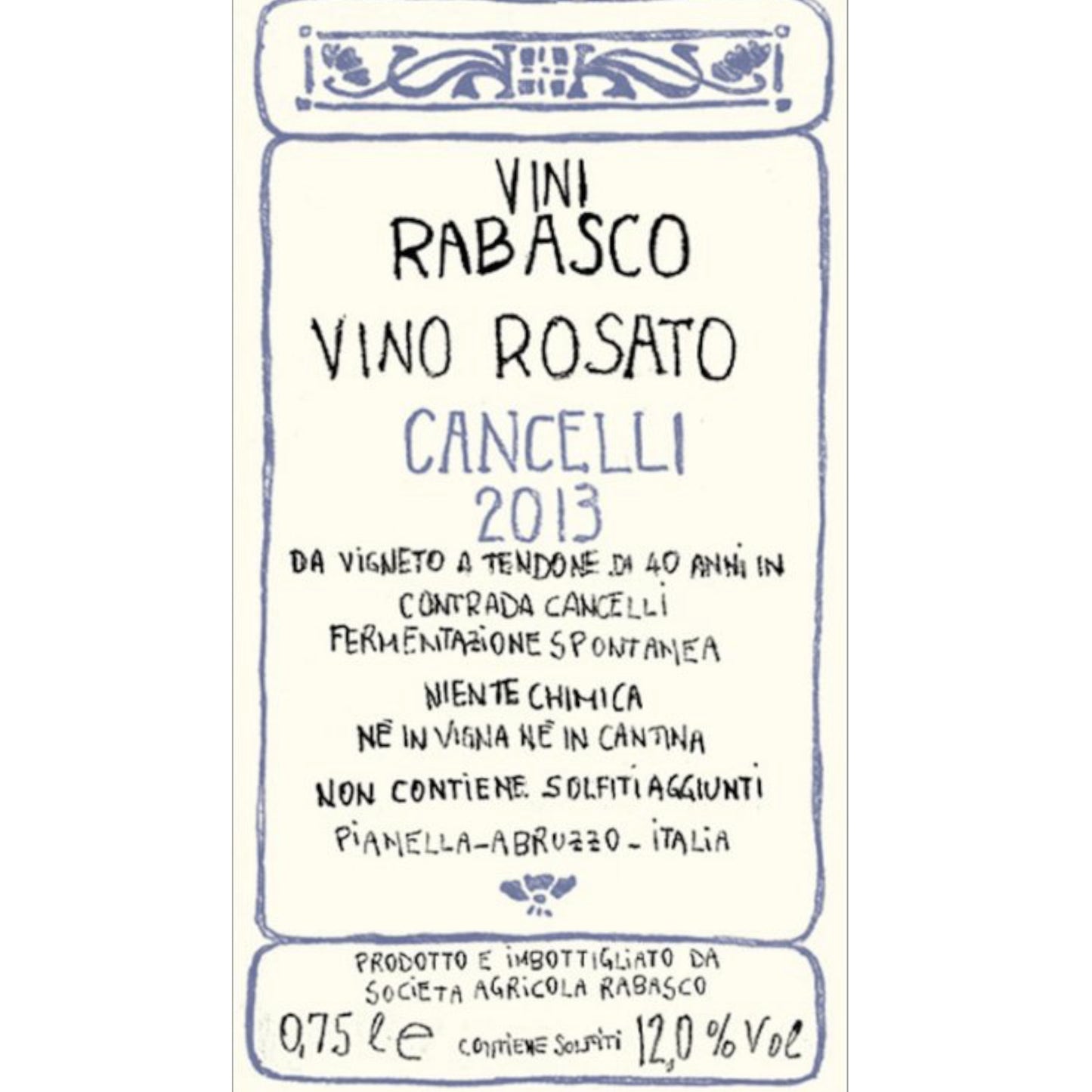 Societa Agricola Rabasco, Cancelli Rosato 2021 - Painted Wines
