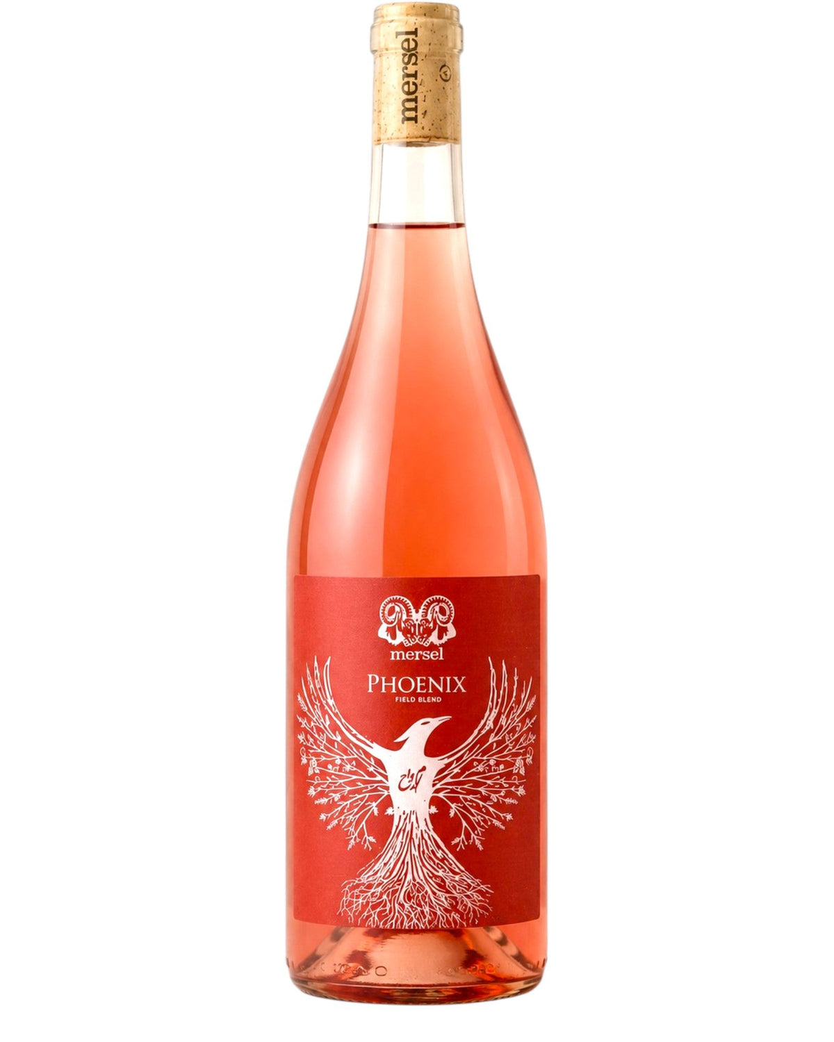 Mersel Wines Phoenix Field Blend 2024 organic natural rose wine bottle from Lebanon