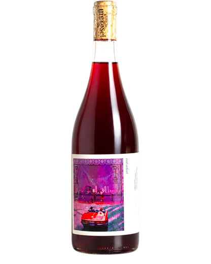 Mersel Wines Red Velvet 2023 organic vegan Cinsaut natural red wine bottle from Lebanon
