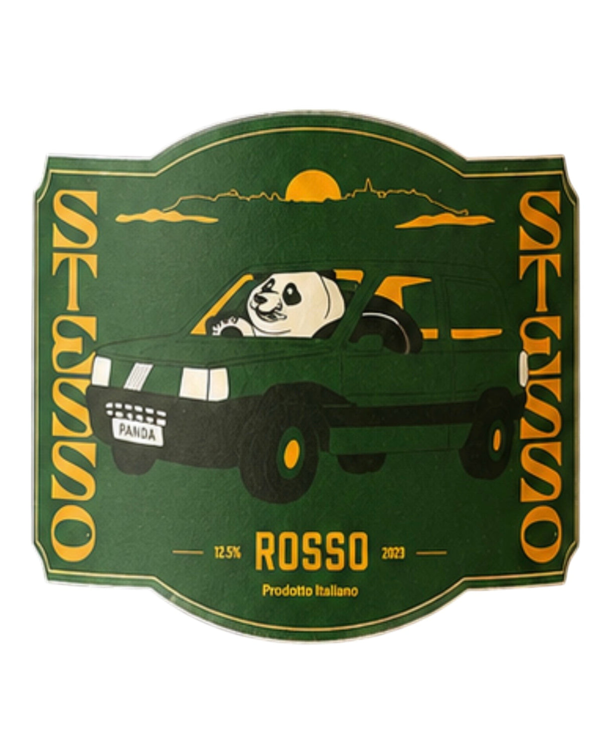 Beulah Violetta Stesso Stesso Rosso 2023 wine label from Umbria, Italy