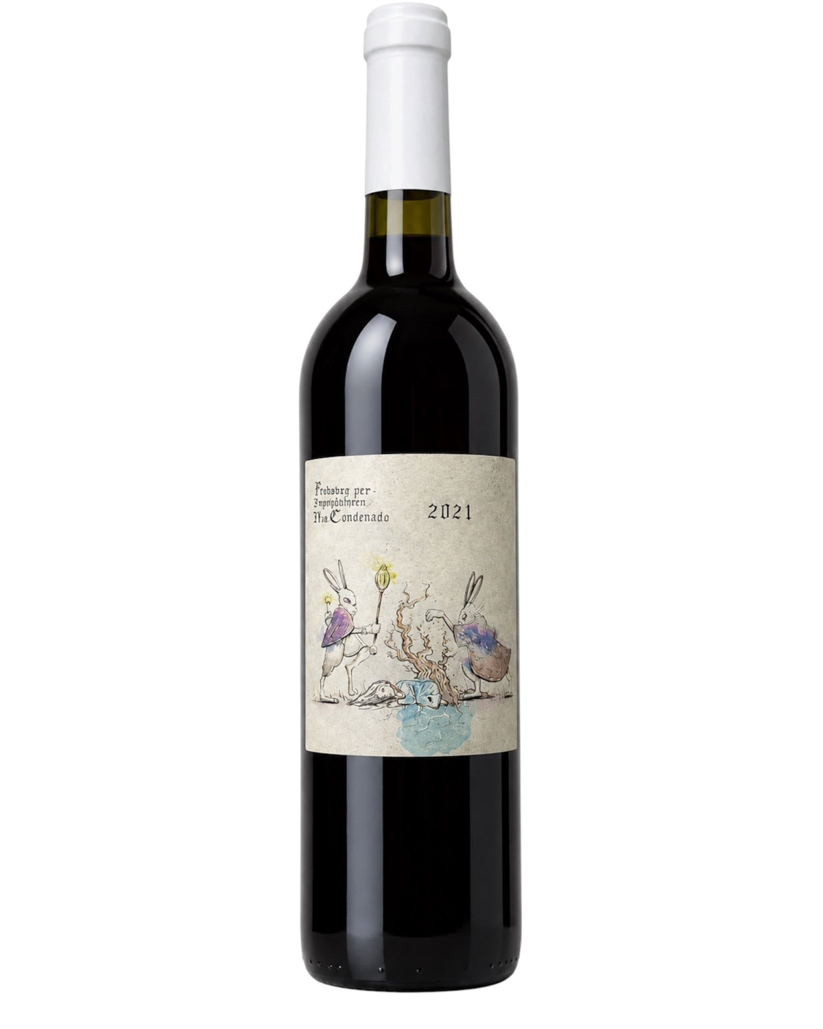 Uncondemned Pinhel Red 2021 Portuguese natural red wine bottle 