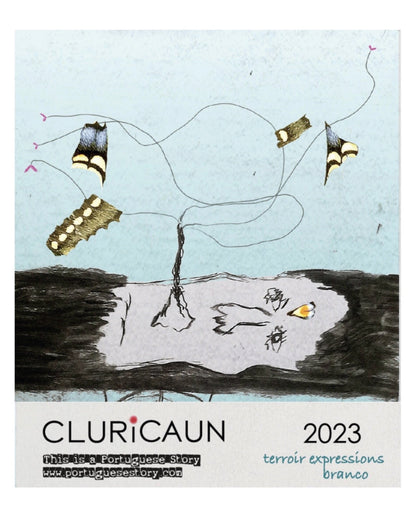 Quinta do Montalto Cluricaun White 2023 Portuguese natural white wine bottle label